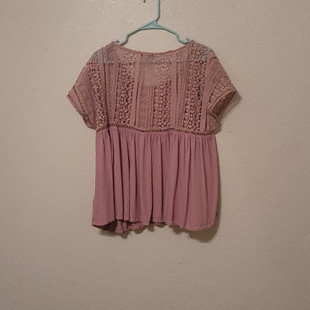 Mauve blouse